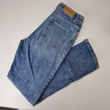 NAKD Womens Blue Straight Leg Jeans Size 36 Denim Slit Hem