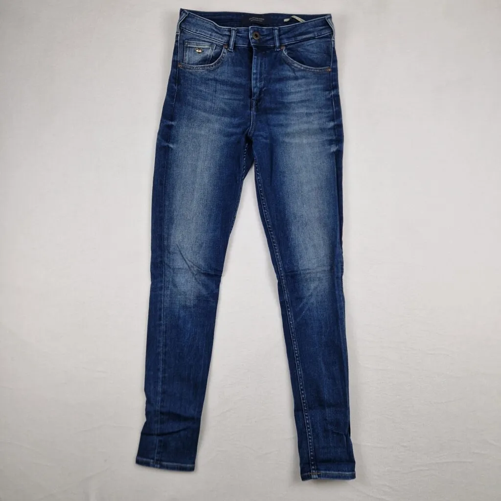 Scotch & Soda Womens Blue Jeans Size 27×32 Denim High Rise Skinny