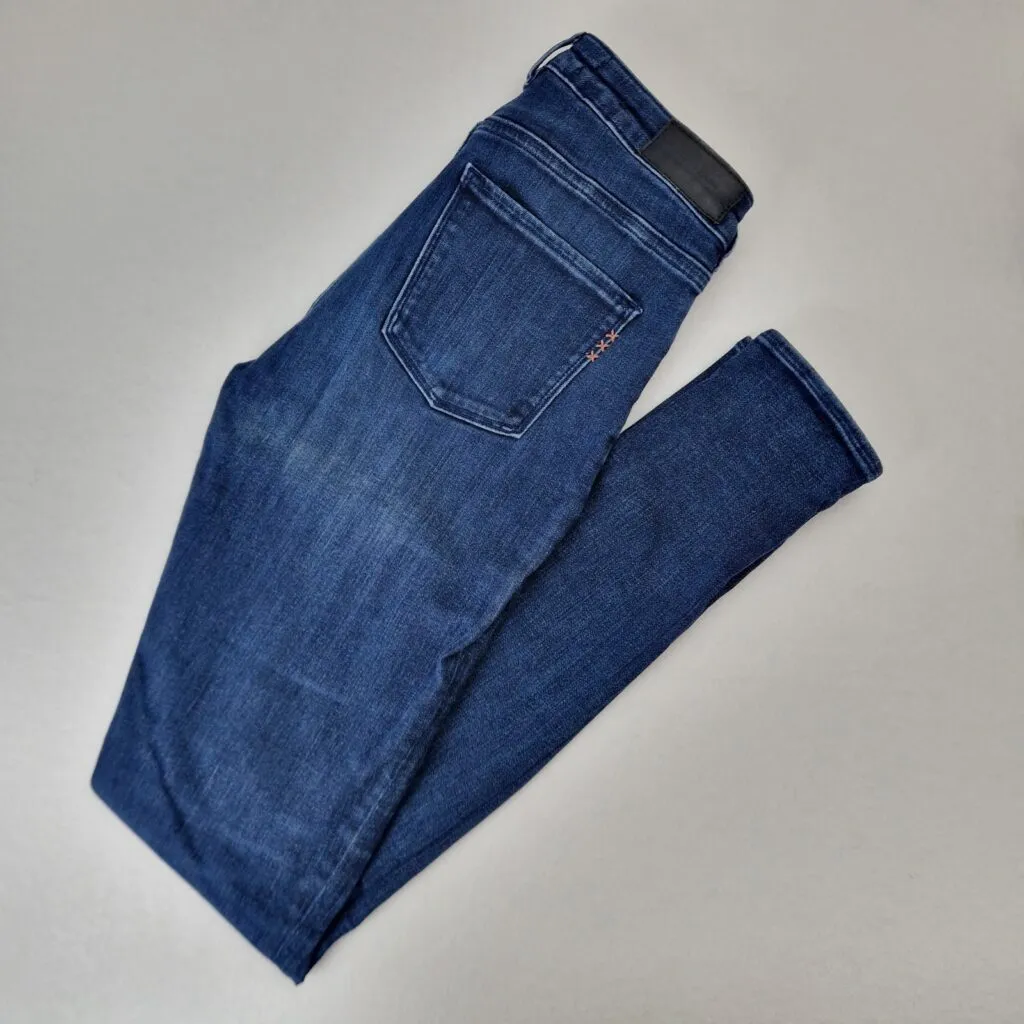 Scotch & Soda Womens Blue Jeans Size 26/34 Cotton Blend High Rise Skinny