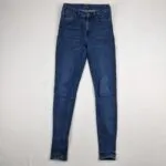 Scotch & Soda Womens Blue Jeans Size 26/34 Cotton Blend High Rise Skinny
