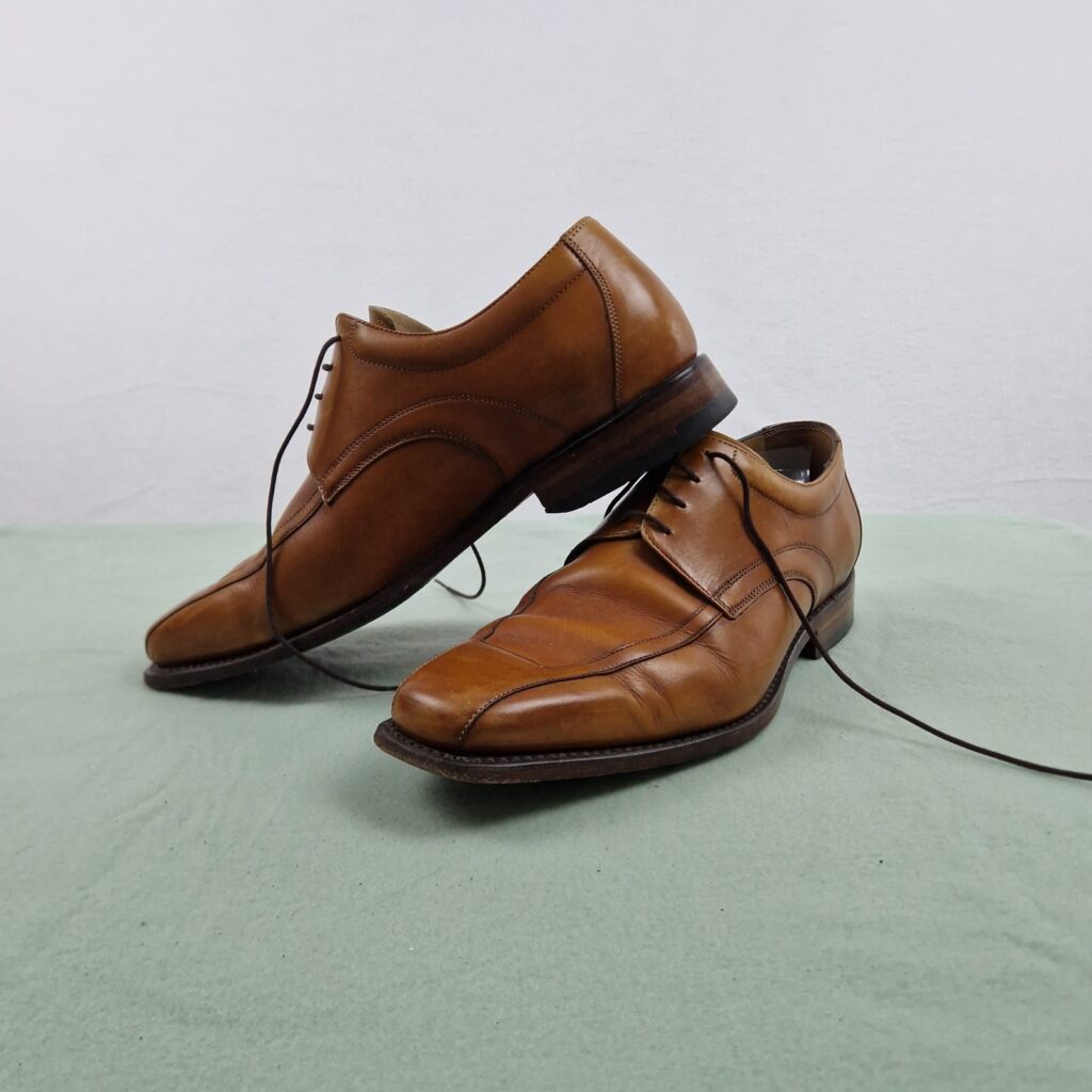 Van Bommel Mens Brown Ultra Fit Dress Shoes Size 41.5 Leather Lace Up Formal