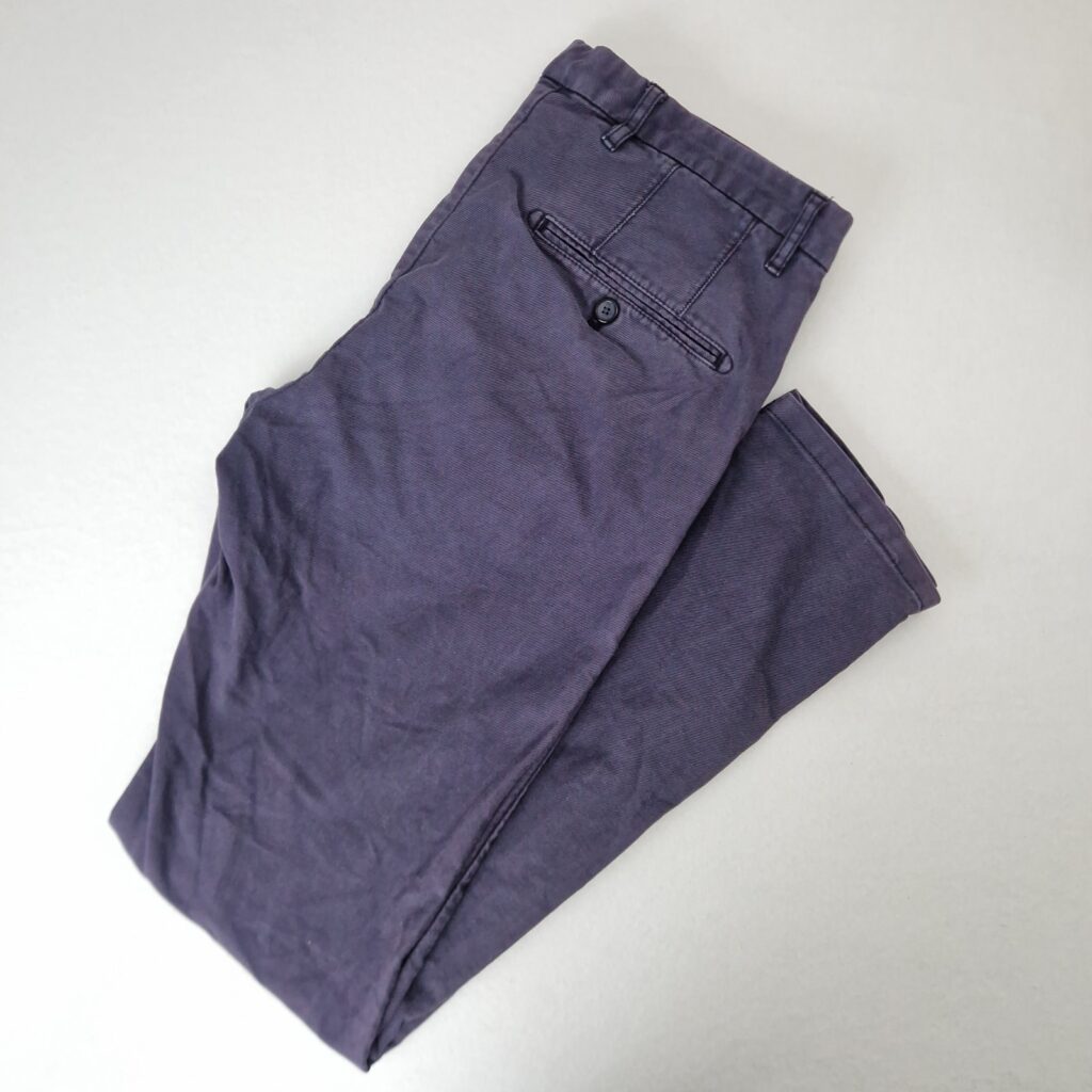 Scotch & Soda Mens Purple Chino Pants Size W31 L32 Cotton Slim Fit Casual Trousers