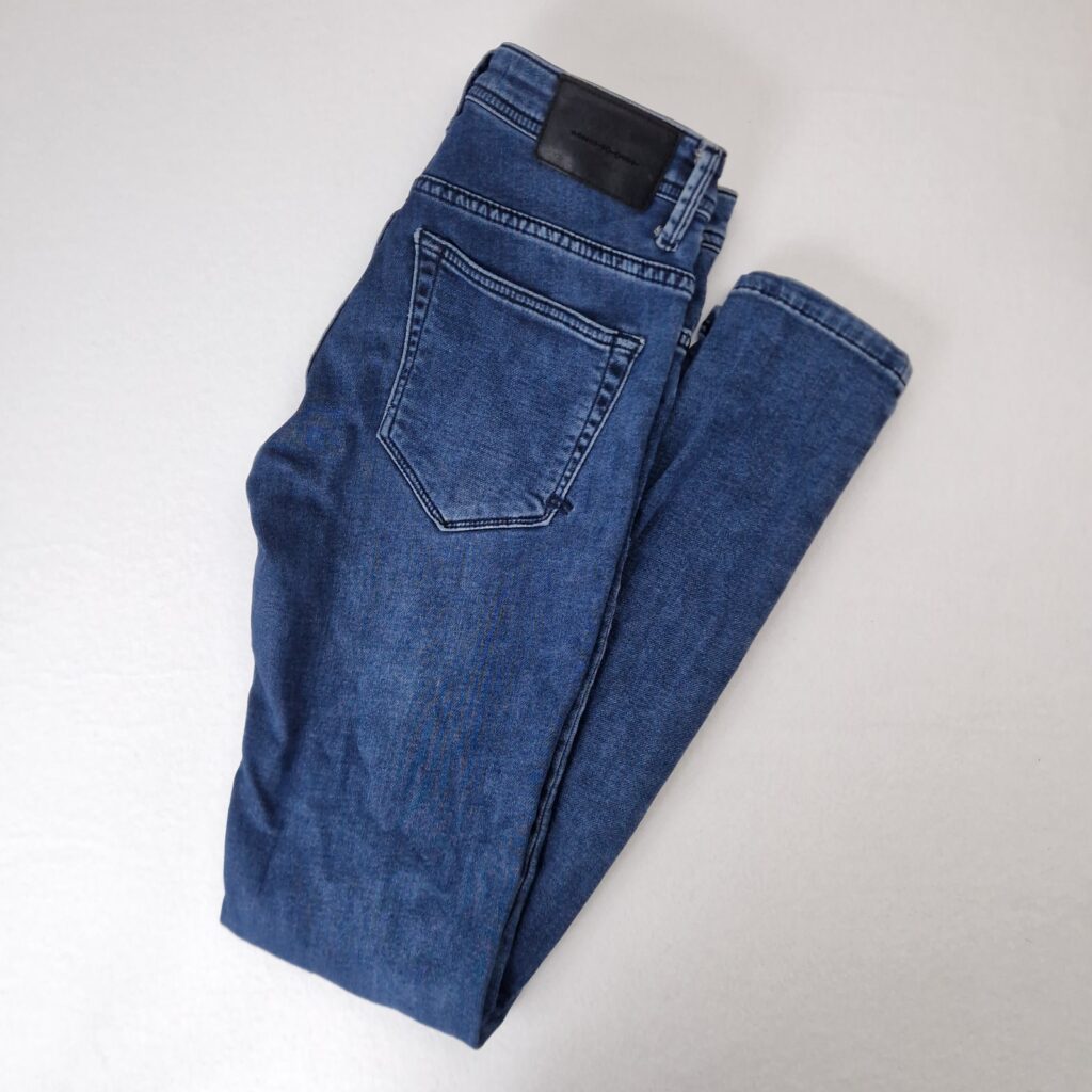 Ashes To Dust Womens Blue Denim Jeans Size W28 Destroyed Skinny Fit