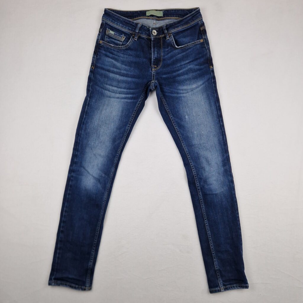 Garcia Mens Blue Denim Jeans Size 31 Cotton Stretch Slim Fit Skinny Leg