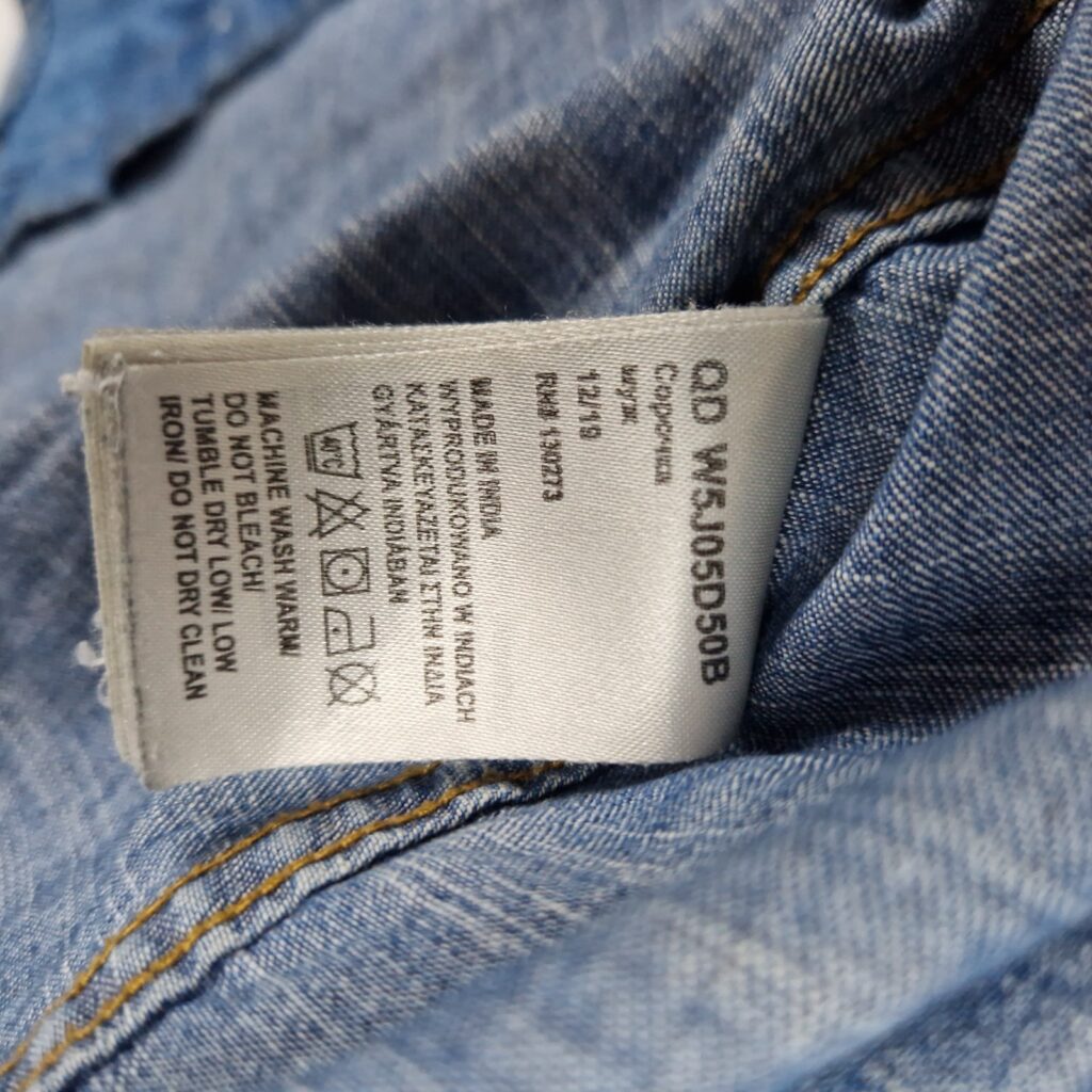 Wrangler Mens Blue Denim Shirt Size M Cotton Western Workwear Snap Button Short Sleeve