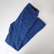 Vero Moda Womens Blue Skinny Jeans Size W24 Cotton Denim Y2K Streetwear