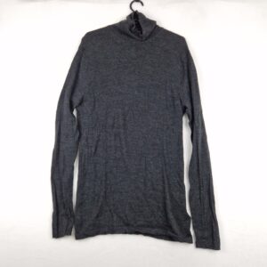 Scotch & Soda Mens Dark Grey Turtleneck Jumper Size L Merino Wool Knit Sweater