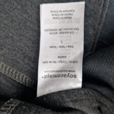 Soyaconcept Womens Grey Mini Skirt Size L Stretch Pencil Casual Office