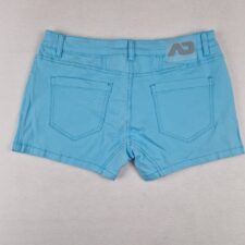 Addicted Womens Blue Stretch Low Rise Denim Shorts Size XL 36