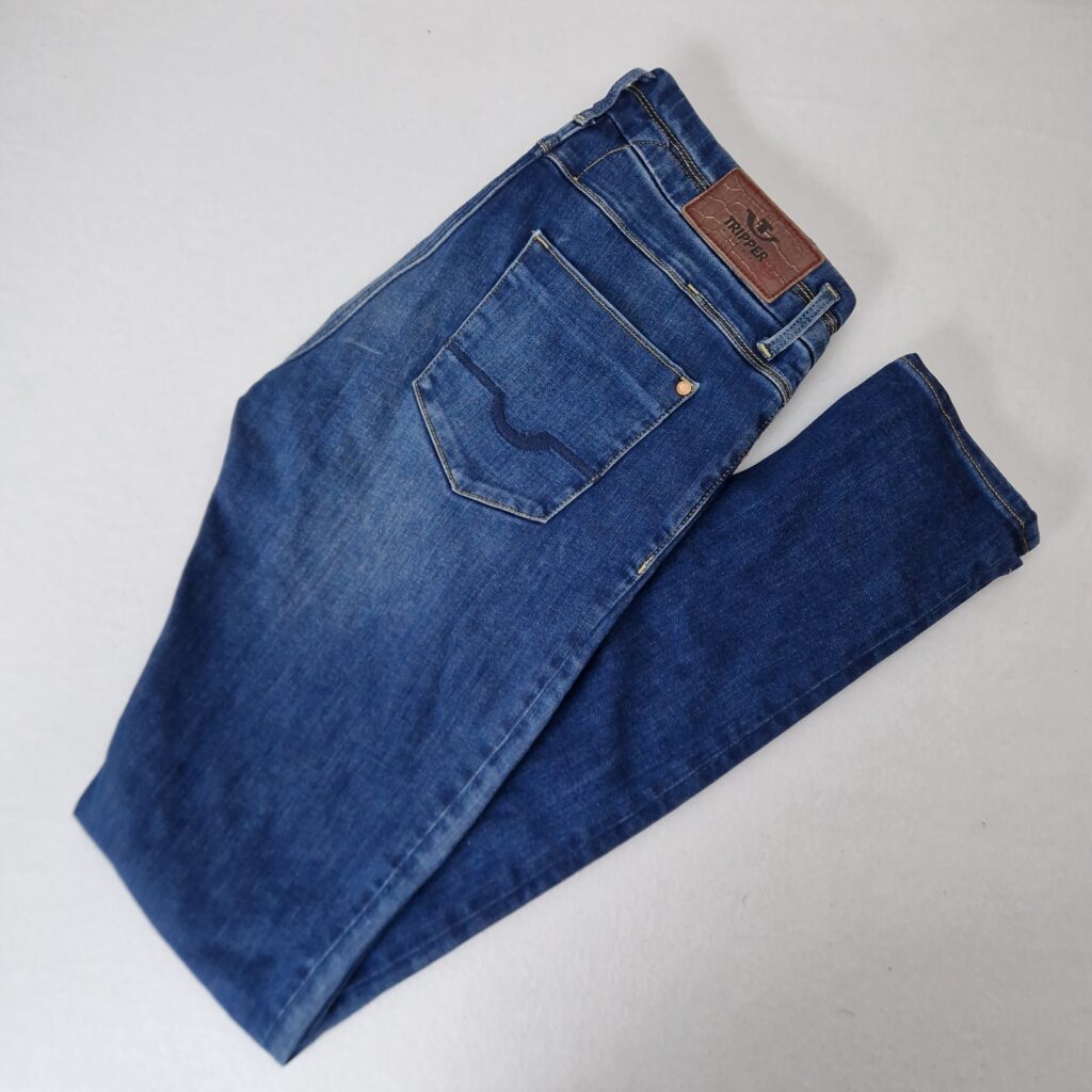Tripper Womens Blue Stretch Skinny Jeans Size W30 L32 Low Rise