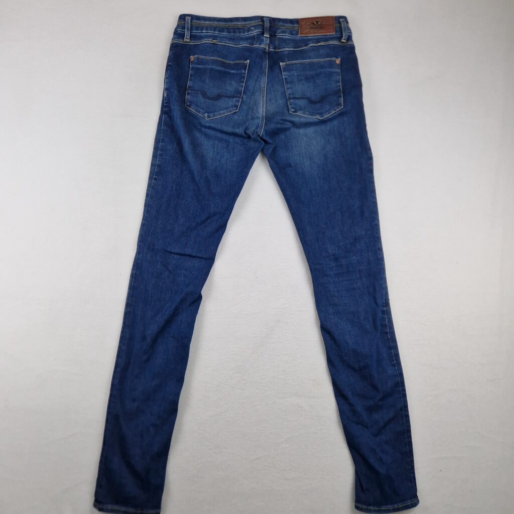 Tripper Womens Blue Stretch Skinny Jeans Size W30 L32 Low Rise