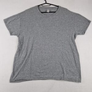 Sol’s Regent Mens Grey Cotton Crew Neck Short Sleeve T Shirt Size L