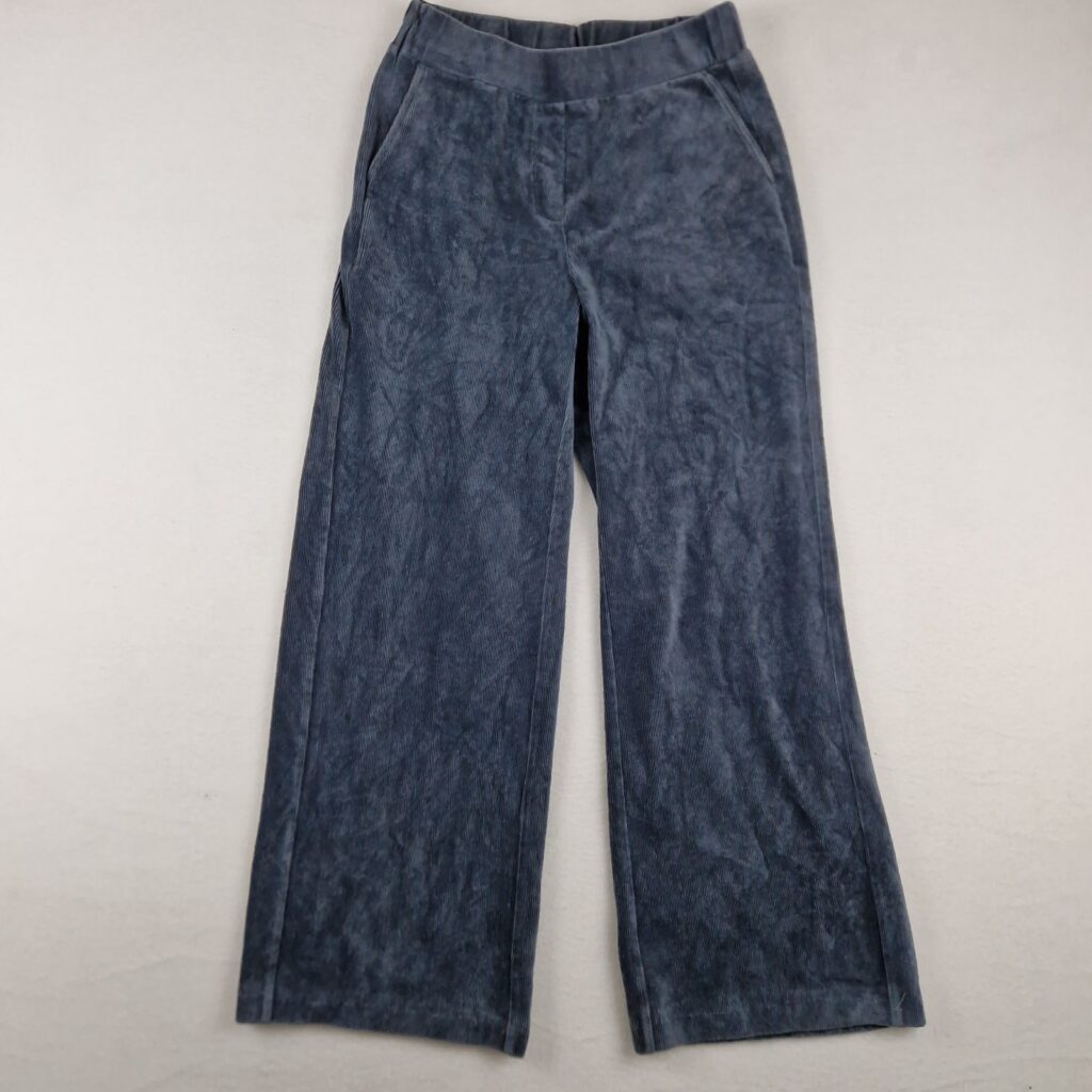 Sandwich Womens Blue Corduroy High Waist Wide Leg Trousers Size XS