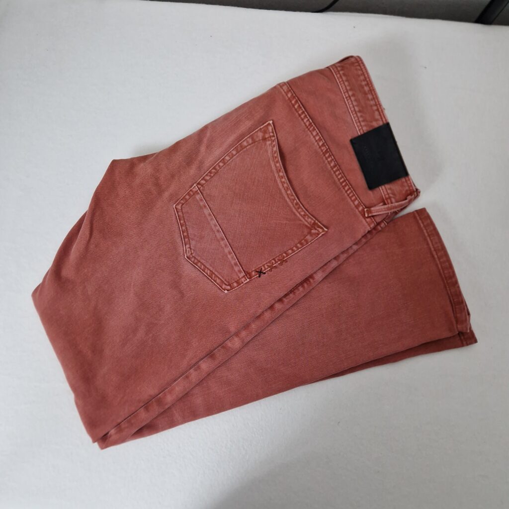 Scotch & Soda Mens Salmon Pink Radison Slim Fit Denim Jeans Size W31 L32