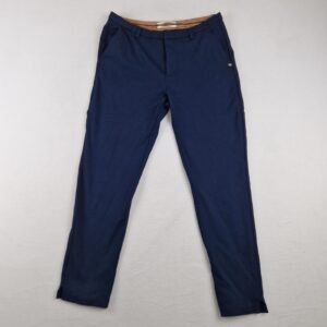 Scotch & Soda Mens Blue Cotton Slim Chino Pants Size S Casual Trousers